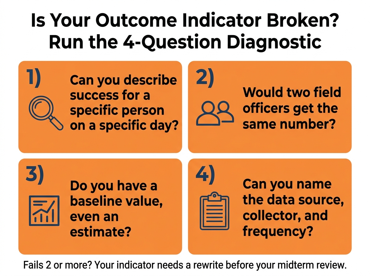 Indicator Diagnostic: 4 Questions to Spot a Broken Outcome Indicator