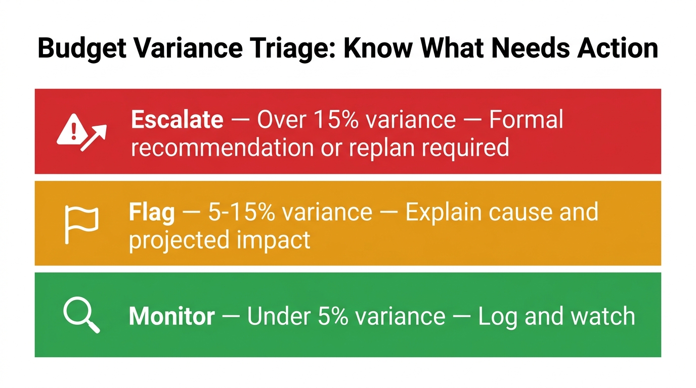 The Three-Tier Variance Triage Framework